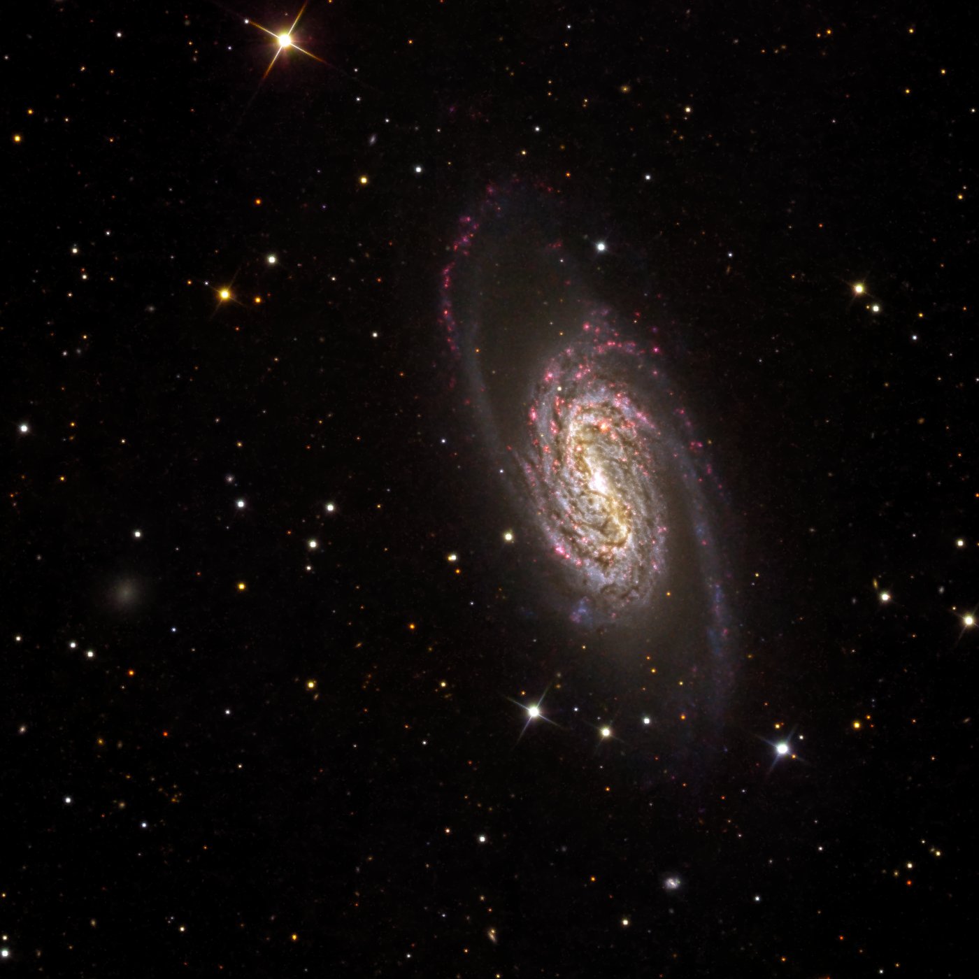 NGC 2903 in H-alpha and continuum light