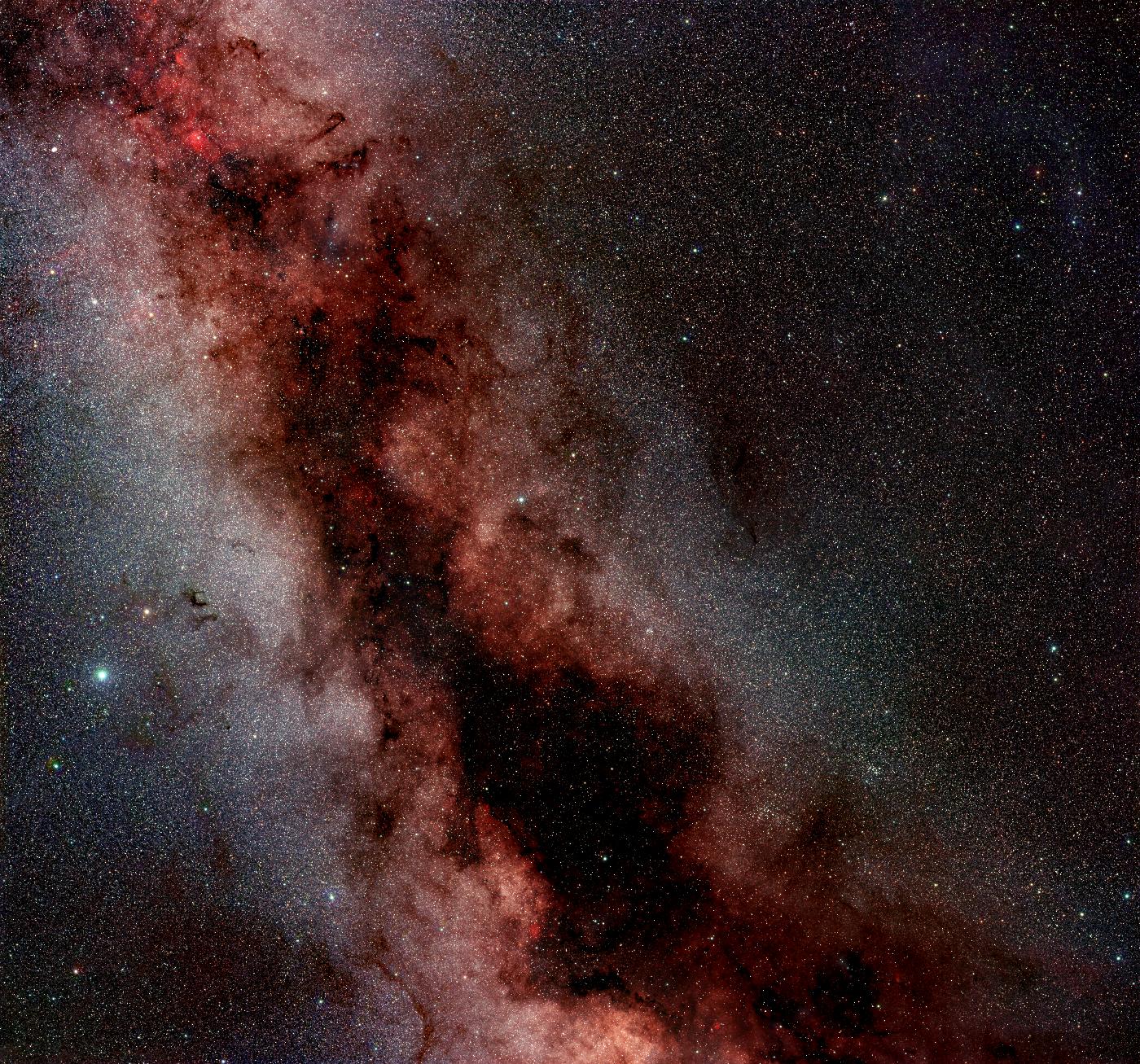 Milky Way from Vulpecula to Aquila region in RGB